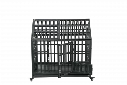 Heavy Duty Dog Cage With Roof